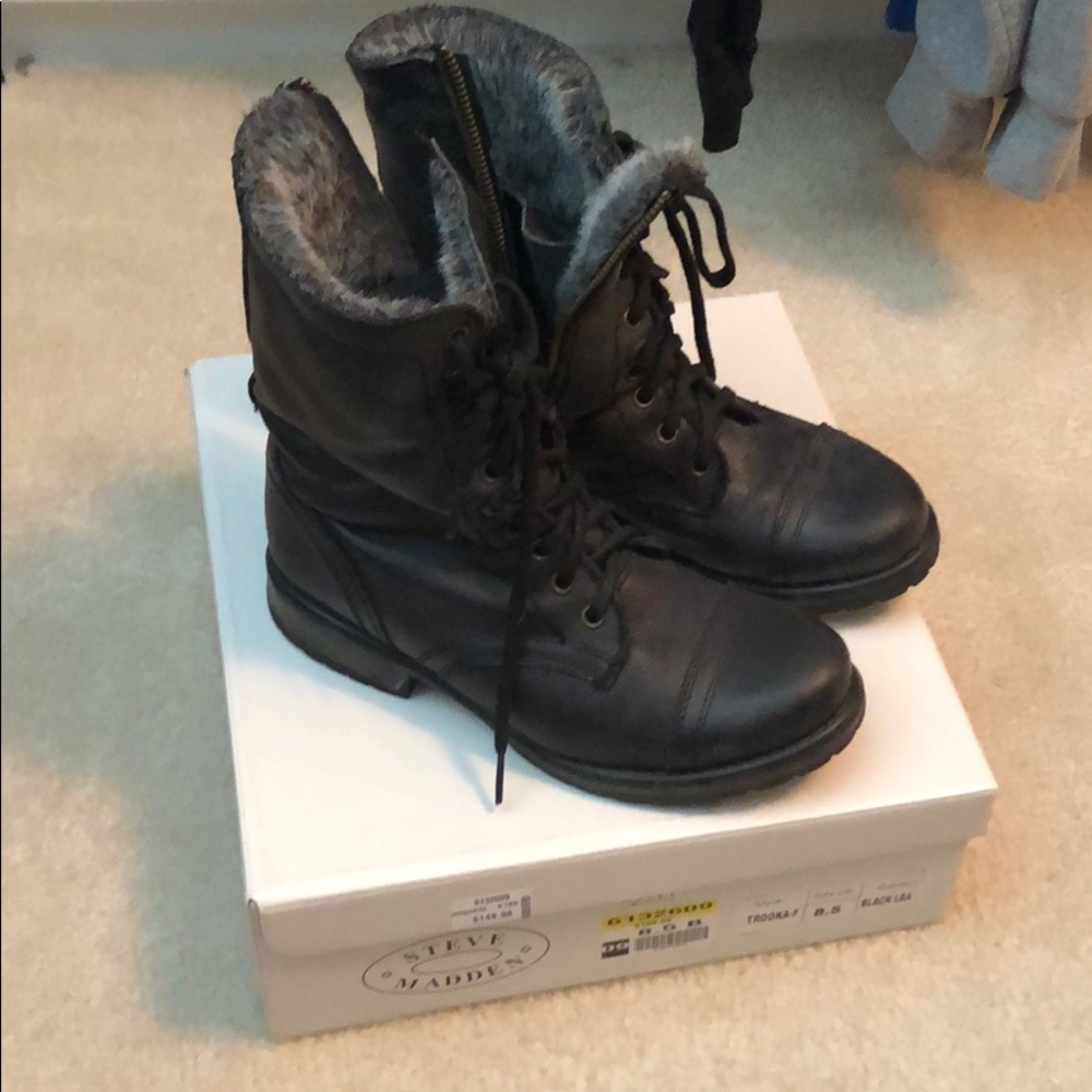 Steve Madden Moto boots - Black 8.5